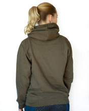 Laden Sie das Bild in den Galerie-Viewer, "Follow your heart" Hoodie Olive Grün - Biniebo