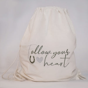 "Follow your heart" Gymbag - Biniebo